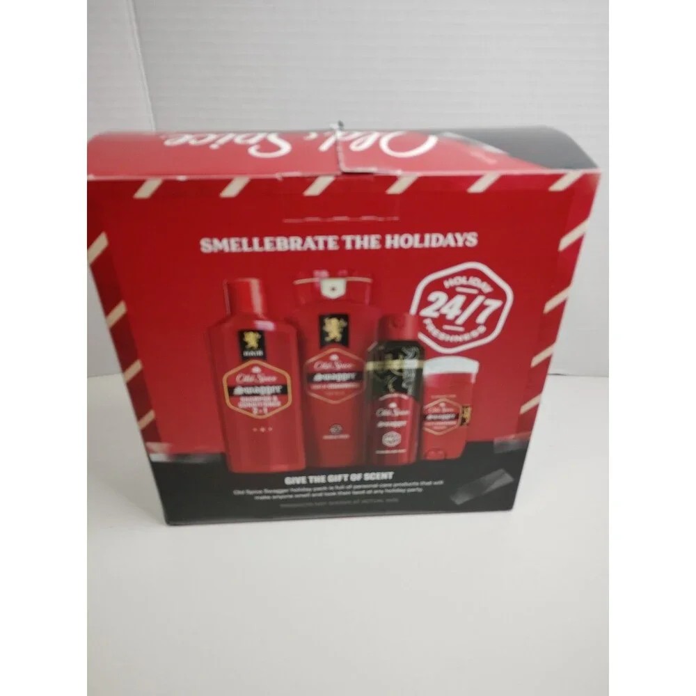 Old Spice Swagger Cedarwood Men's Gift Set 2-in-1 Wash/Spray/Deodorant 37.6 oz